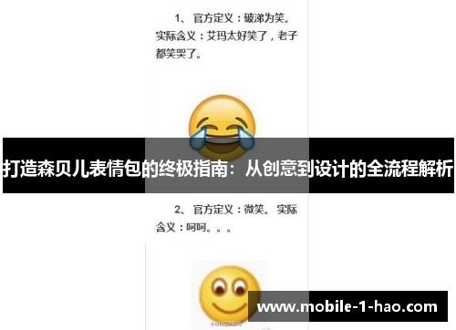 打造森贝儿表情包的终极指南：从创意到设计的全流程解析