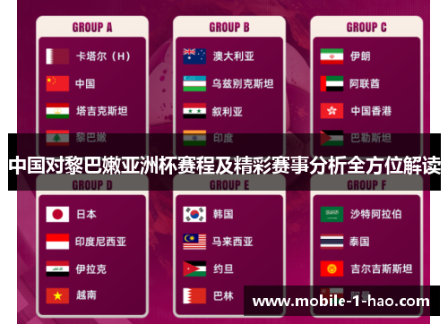 中国对黎巴嫩亚洲杯赛程及精彩赛事分析全方位解读