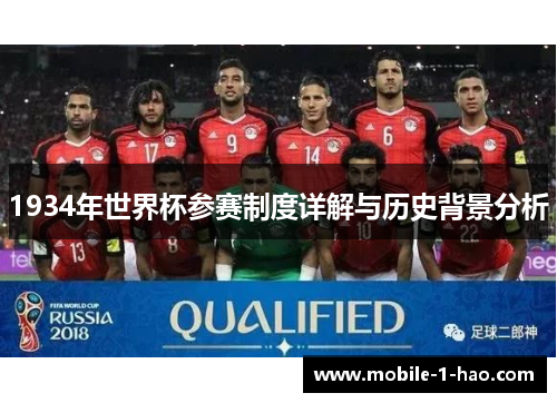 1934年世界杯参赛制度详解与历史背景分析